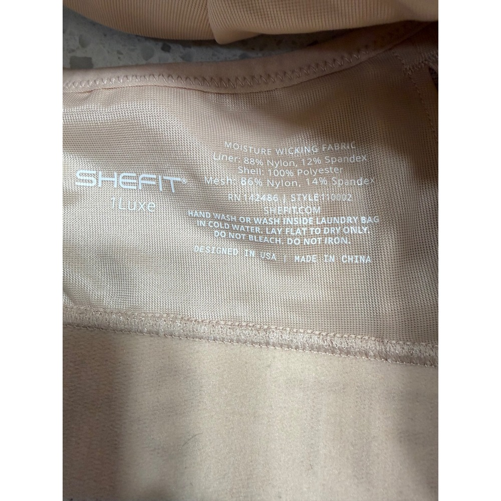 SHEFIT Ultimate Sports Bra Sand EUC High Impact Adjustable 1Luxe - Picture 5 of 8